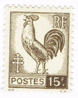 France, N° 647 - Série D'Alger - Type Coq - 1944 Coq Et Marianne D'Alger