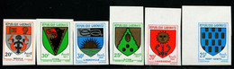AS7224 Gabon 1969 City Emblem 6V Impref Stamps - Timbres