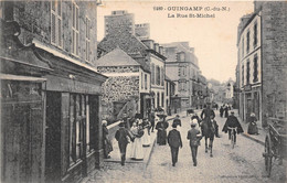 22-GUINGAMP- LA RUE SAINT-MICHEL - Guingamp