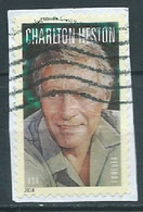 VERINIGTE STAATEN ETATS UNIS USA 2014 LEGENDS OF HOLLYWOOD CHARLTON HESTON USED ON PAPER SC 4892 MI 5078 YT 4695 SG 5506 - 2011-...