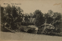 Hony (Esneux) Villa Rugemer 1921 Kaart Vlek En Strepen - Esneux