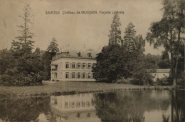 Saintes (Tubize) Chateau De Mussain - Facade Laterale 19?? Vlekkg - Tubeke