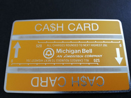 UNITED STATES USA AMERIKA  $40,- MICHIGAN BELL  CA$H CARD   L&G CARD 710C   MINT **5543** - [1] Hologrammkarten (Landis & Gyr)