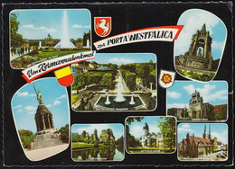 D-32457 Porta Westfalica - Alte Ansichten - Vom Hermannsdenkmal Zur Porta Westfalica - Nice Stamp - Porta Westfalica