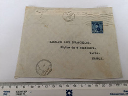 EGYPT - FRONT COVER ONLY  TO BARCLAYS PARIS FRANCE - 1950 - Altri & Non Classificati