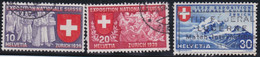 Suisse    .   Y&T     .   320/322     .      O   .     Oblitéré   .   /    .   Gebraucht - Usati