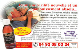Publicités - Publicité Le Bois Bandé - Performance Plus - Carros - Bon état - Advertising