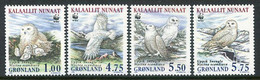 GREENLAND 1999 Snowy Owl  MNH / **.  Michel 331-34 - Neufs