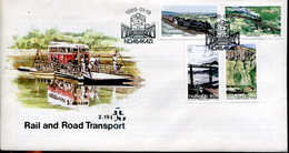 Transkei South Africa Official FDC # 2.19 - Transport Railway Trains - Transkei