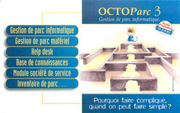 Publicités - Publicité OCTOPUS - Logiciels - Services - Octoparc 3 - Gestion De Parc Informatique - Bon état - Publicités