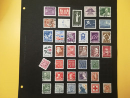 PAGINA PAGE ALBUM SVEZIA SVERIGE   ATTACCATI PAGE WITH STAMPS COLLEZIONI LOTTO LOTS - Collections