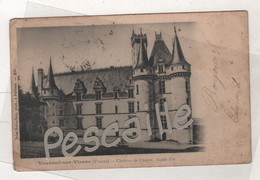 86 VIENNE - CP VOUNEUIL SUR VIENNE - CHATEAU DE CHISTRE FACADE EST - JULES ROBUCHON PHOT A POITIERS N°20 / CIRCULEE 1903 - Vouneuil Sur Vienne