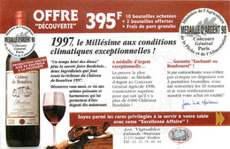 Publicités - Publicité Vignobles Lalande Moreau - Alcool - Vins - Château De Beaulieu - 1997 - St - Saint Emilion - Publicités