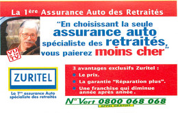 Publicités - Publicité Zuritel - Assurance Auto Des Retraités - Bon état - Publicités