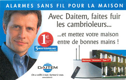 Publicités - Publicité Daitem - Alarme - Alarmes Sans Fil Pour La Maison - Protection Contre Le Vol - Bon état - Publicités