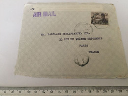 EGYPT - FRANCE - BARCALYS BANK PARIS -  FRONT COVER ONLY - 1950 - Usados