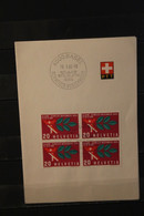 Schweiz 1965, PTT- Sammelblatt Schweizer Mustermesse Basel - Otros & Sin Clasificación