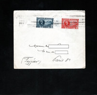 LSC 1927 Pour La France - Cachet Sur Timbres YT 366 & YT 367 & Vignette Au Dos - Andere & Zonder Classificatie