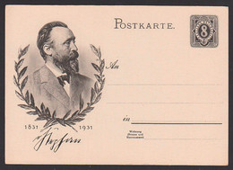 Heinrich V. Stephan UPU Gründer Ungebraucht  Unused Deutsches Reich  Ganzsache P211 Germany - Rowland Hill