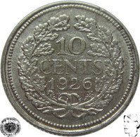 LaZooRo: Netherlands 10 Cents 1926 XF - Silver - 10 Cent