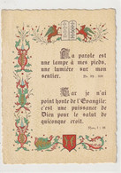 PHILOSOPHIE 10 : Roussel Graveur A Rouen : La Parole Est Une Lampe A Mes Pieds , Une Lumière Sur Mon Sentier. - Philosophie & Pensées