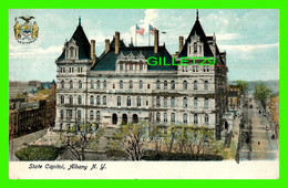 ALBANY, NY - STATE CAPITOL - SPARKLES - UNDIVIDED BACK BEFORE 1904 - ILLUSTRATED POSTAL CARD CO - - Albany