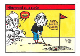 Sport:   Golf        Satyrique Politique. Mitterrand Et La Curée .  Illustré. Tirage 50    (voir Scan) - Golf