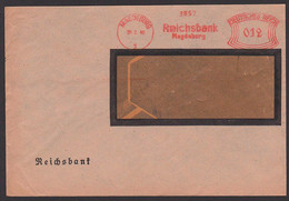 Germany Deutsches Reich Magdeburg Reichsbank Finanzen DR AFS =012= - Marcophilie - EMA (Empreintes Machines)