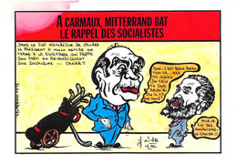 Sport:   Golf  Satyrique Politique. A Carmaux Mitterrand Bat Le Rappel Des Socialistes .  Illustré.Tirage 50 (voir Scan) - Golf