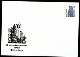 Bund PU285 B2/002 NIKOLAIKIRCHE DIETZENBACH 1989 - Private Covers - Mint