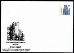 Bund PU285 D2/001 NIKOLAIKIRCHE DIETZENBACH 1989 - Private Covers - Mint