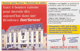 Publicités - Publicité Groupe France Epargne - Immobilier - Résidence Dom'Services - Nantes - Bon état - Publicités