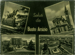 BUSTO ARSIZIO - SALUTI / VEDUTINE - EDIZIONE MUZIO -ANNI '50 (7278) - Busto Arsizio