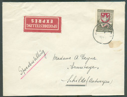 N°292D - 2Fr35 EXPRES obl. Télégraphique BRUXELLES-MIDI sur Enveloppe Exprès Du 28-V-1929 Vers Etterbeek. - 18055 - Cartas & Documentos