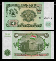 TAJIKISTAN BANKNOTE - 50 RUBLES 1994 P#5a UNC (NT#06) - Tadjikistan