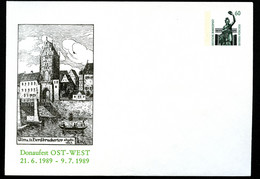 Bund PU286 D1/003-1 HERDBRUCKERTOR ULM Donaufest 1989 - Enveloppes Privées - Neuves