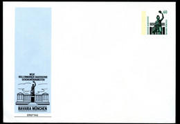 Bund PU286 B1/002 BAVARIA MÜNCHEN 1987 - Enveloppes Privées - Neuves