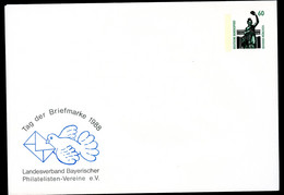 Bund PU286 C1/003-I TAG DER BRIEFMARKE Vaterstetten 1988 - Enveloppes Privées - Neuves
