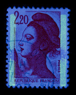 1985 Liberté De Gandon N°2376 (type I) Rare Variété Phosphore Interrompues !!! - Oblitérés