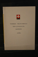 Schweiz 1978,  PTT- Sammelheft  Nr. 164, Pro Juventute 1978, ESST - Otros & Sin Clasificación