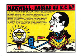 Sport:   Golf  Satyrique Politique.   Maxwell. Mossad Ou K.C.B    Illustré. Tirage Limité  (voir Scan) - Golf