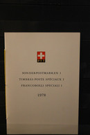 Schweiz 1978,  PTT- Sammelheft  Nr. 158, Sonderpostmarken I, ESST - Andere & Zonder Classificatie