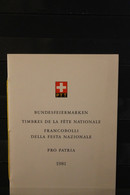 Schweiz 1981,  PTT- Sammelheft  Nr. 182, Pro Patria, ESST - Otros & Sin Clasificación