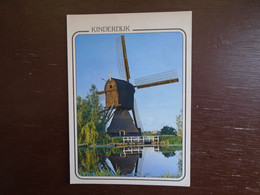 Pays-bas , Kinderdijk , Hollandse Molen , Dutch Windmill " Beau Timbre " - Kinderdijk