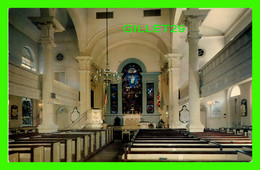 HARRISBURG, PA - INTERIOR OF CHRIST CHURCH, FOUNDED IN 1695 - 1956 CUSTOM STUDIOS - - Harrisburg