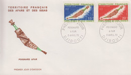 Enveloppe  FDC   1er  Jour  TERRITOIRE  FRANCAIS  Des  AFARS  Et  ISSAS     Poignard  Afar     1970 - Other & Unclassified