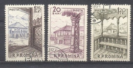 Rumania, 1963, Preobliterados,Y&T,1952,1957,1958, Con Goma - Zonder Classificatie