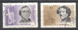 Rumania, 1963, Preobliterados,Y&T,1924,1925, Con Goma - Otros & Sin Clasificación