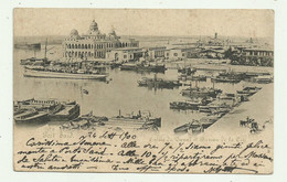 PORT SAID - ENTREE DU CANAL ET BUREAU DE LA CIE 1900  VIAGGIATA FP - Port Said