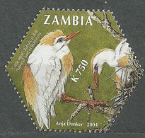 Zambia, 2004 (#1479a), SAPOA South African Association Bird Botswana Aves Oiseaux Uccelli Vogel Pássaros - 1v Single - Sonstige